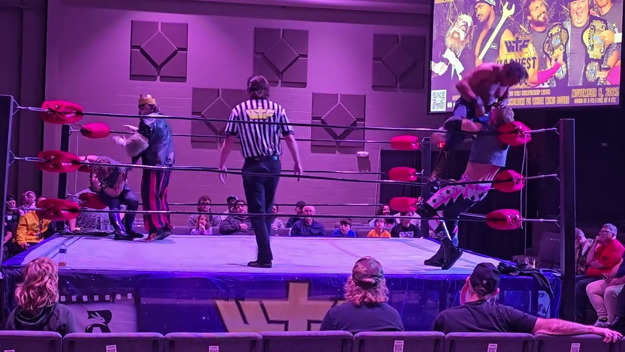 White Wing Doves vs Chuckles the Clown & Levi Blacksmoke (Tag Team Titles) - WTF 11/8/25