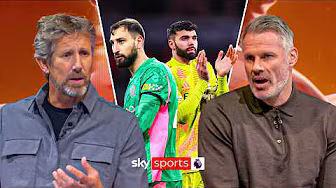 Donnarumma or Raya? 🤔👀 Carragher & Van Der Sar debate who's been better in goal this season!