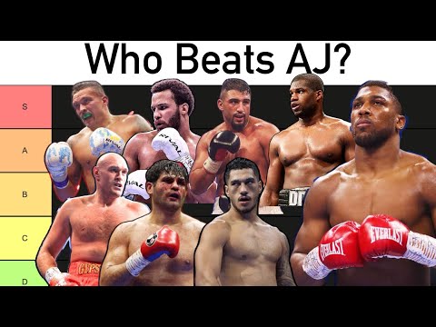Who Beats Anthony Joshua? Tier List