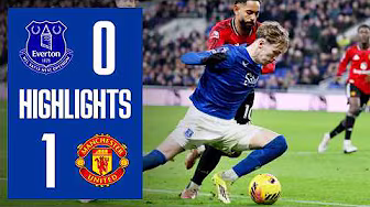 EVERTON 0-1 MANCHESTER UNITED| Premier League highlights
