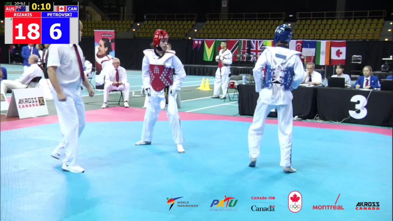 2017 Commonwealth Taekwondo Championships - Day 2, part 1