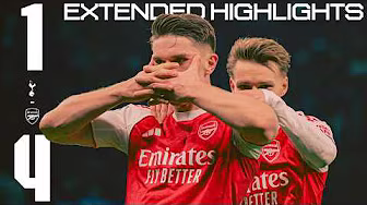 EXTENDED HIGHLIGHTS | Tottenham Hotspur v Arsenal (1-4) | Eze, Gyokeres | Premier League | EPL