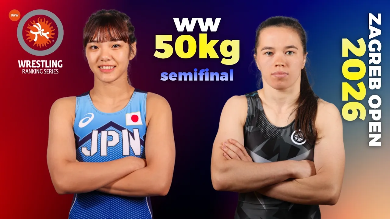 Elizaveta SMIRNOVA (UWW) vs Haruna MORIKAWA (JPN). Zagreb Open 2026 | Semi Final | WW 50Kg