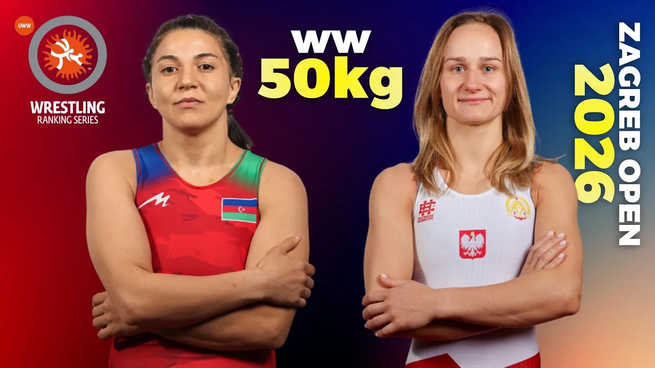 Agata Marta GOLUCHOWSKA WALERZAK (POL) vs. Elnura MAMMADOVA (AZE). Zagreb Open 2026 Repechage WW 50