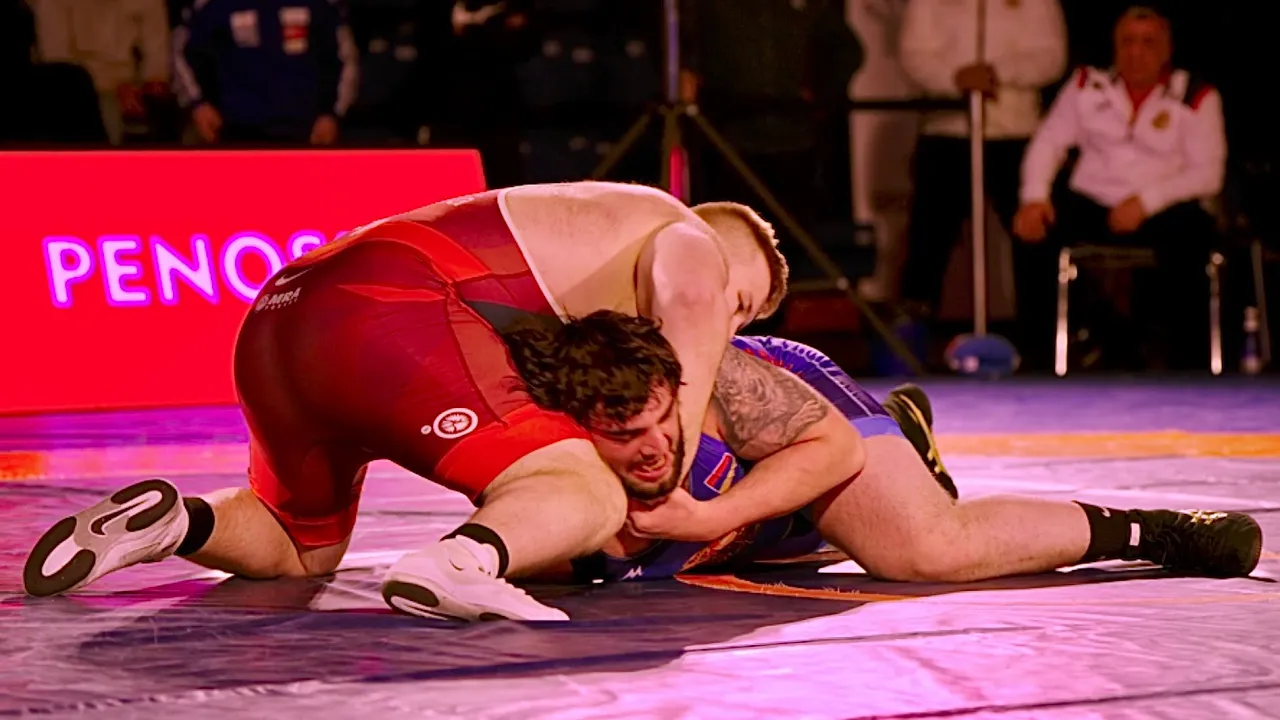 Konsta Mäenpää (FIN) vs Aramyis Haretyunyan (ARM) 130kg final! Greco-roman men wrestling tournament.