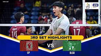 DLSU vs. UP | SET 3 HIGHLIGHTS | UAAP SEASON 88 MEN’S VOLLEYBALL ROUND 1 | JAN. 25, 2025