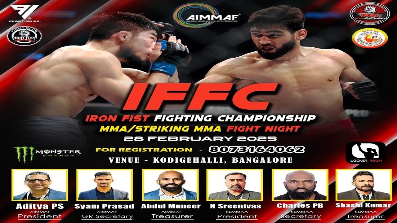 Iron Fist Fighting Championship | LIVE STREAM | MMA and Striking MMA Fight Night | AIMMAF