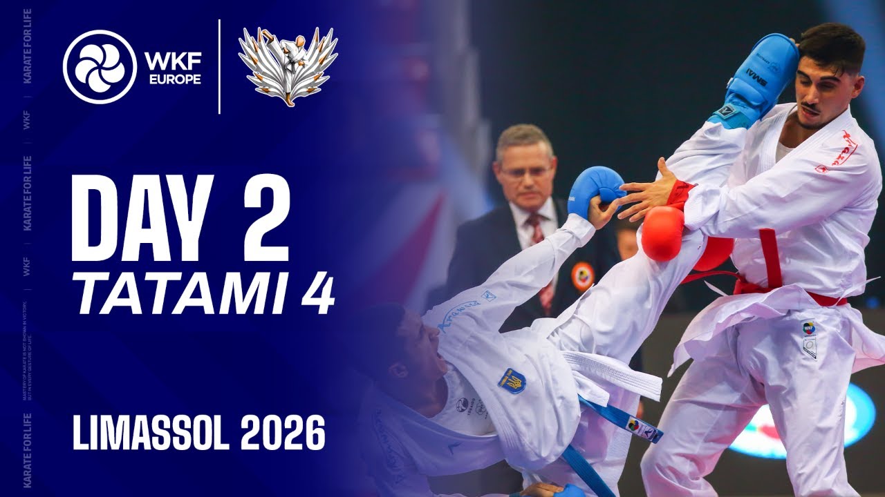 EKF KARATE | Day 2 - Tatami 4 | EKF Cadet, Junior & U21 Championships