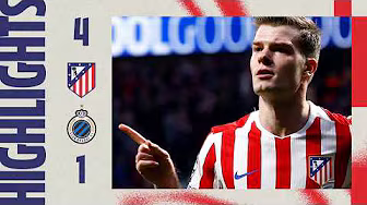 Atlético de Madrid 4-1 Club Brugge | ⚽ SØRLOTH'S HAT-TRICK & Johnny | HIGHLIGHTS, Champions League
