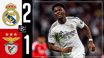 HIGHLIGHTS | Real Madrid 2-1 Benfica | Champions League