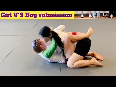 "The Girl Nobody Expected… vs The Boy Everyone Feared!"🥱#grappling #submission #jiujitsu 