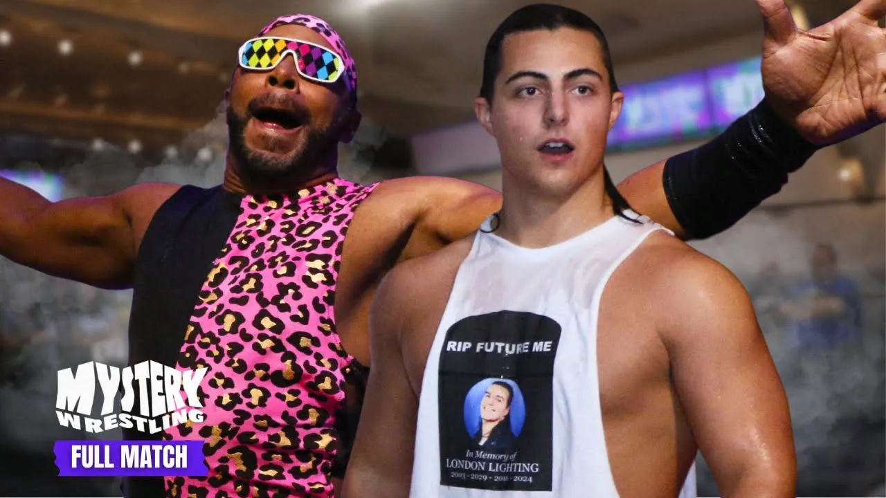 FULL MATCH: Black Machismo vs London Lightning | feat. Stokely Hathaway | Mystery Wrestling 11