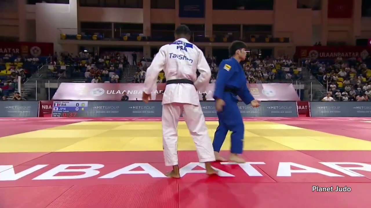 Maxime GOBERT 🇫🇷 🆚️ Taikoh FUJISAKA 🇯🇵 | четвертьфинал/-66кг | Большой Шлем Улан-Батор 2023 