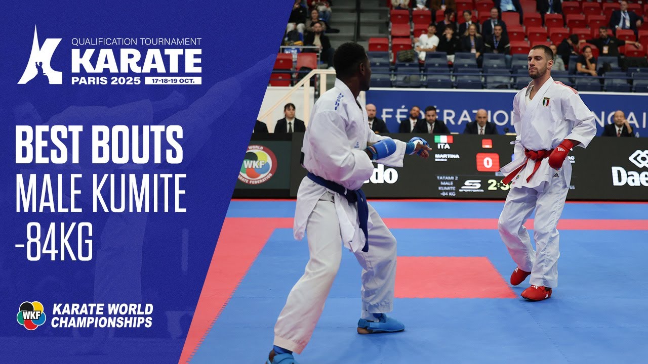 Best KARATE Bouts of Paris Qualification Tournament: MALE KUMITE -84KG | WORLD KARATE FEDERATION