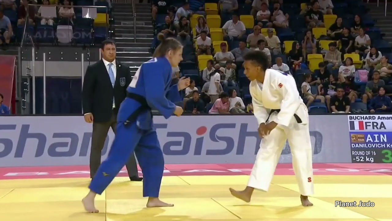 Amandine BUCHARD 🇫🇷 🆚️ Kseniya DANILOVICH 🇧🇾 | 2 раунд/-52кг | Большой Шлем Улан-Батор 2023 