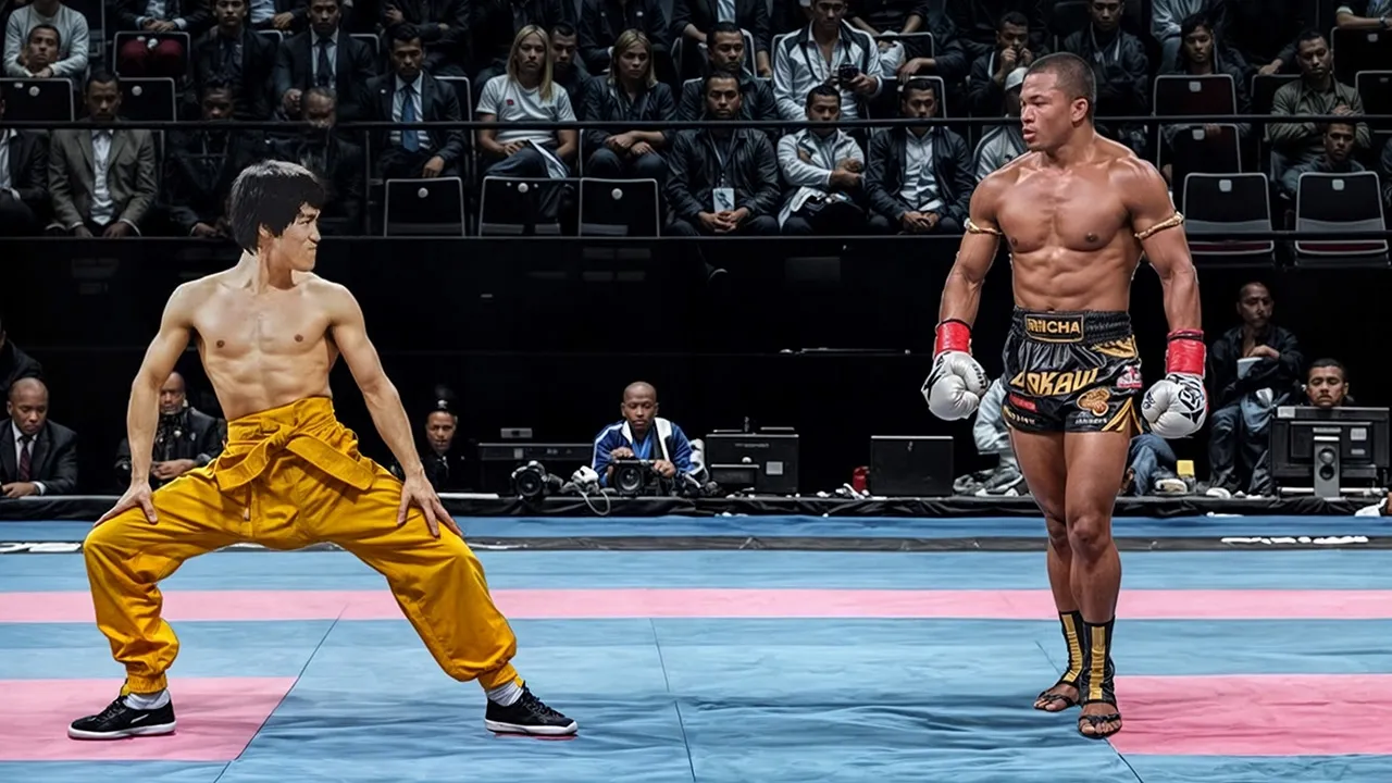 The Real Bruce Lee Fighter vs Muay Thai Legend, If These Were Not Recorded, No One Would Believe It