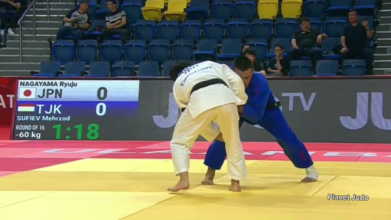 Ryuju NAGAYAMA 🇯🇵 🆚️ Mehrzod SUFIEV 🇹🇯 | 2 раунд/-60кг | Большой Шлем Улан-Батор 2023