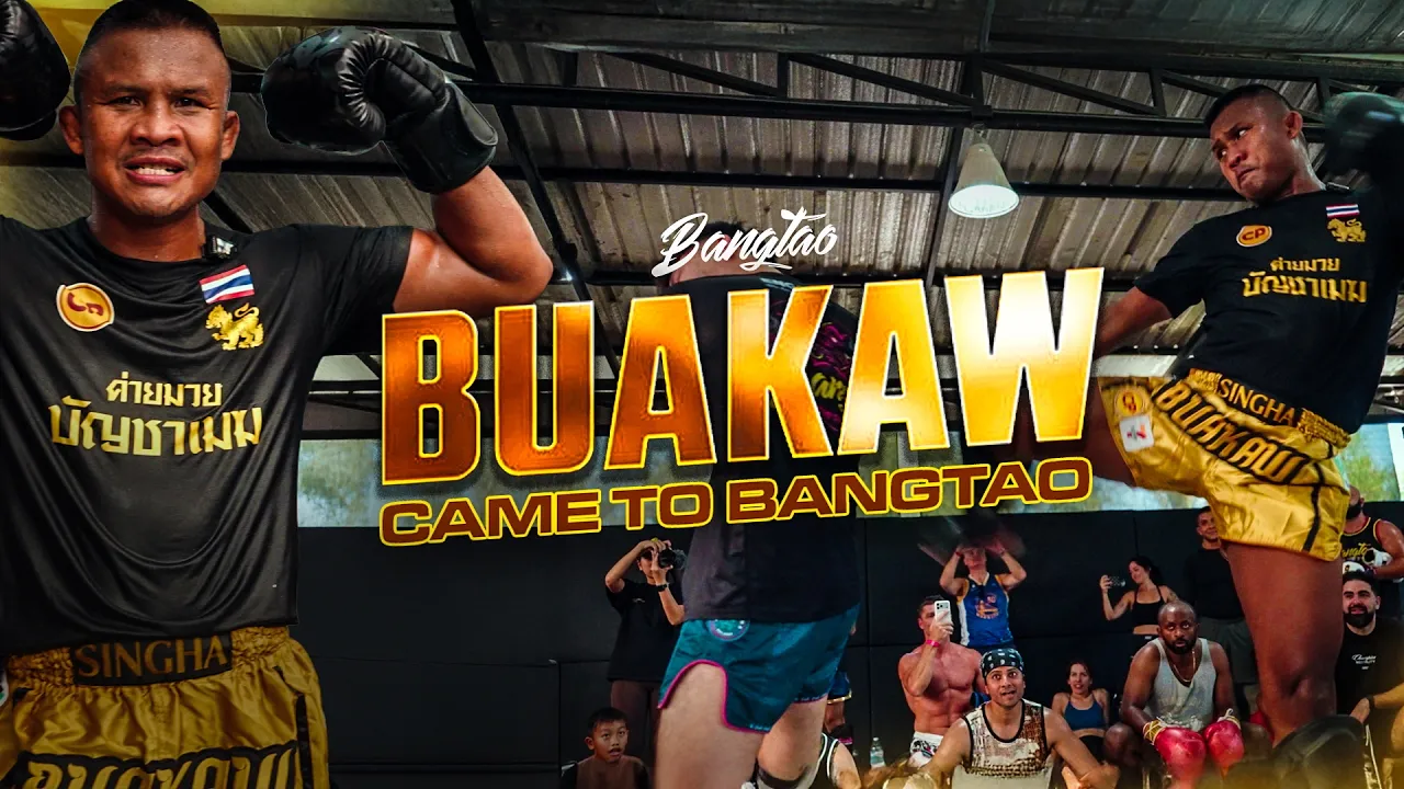 Muay Thai Legend Buakaw Teaches at Bangtao 🔥