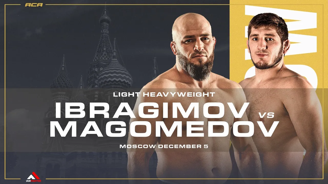 ACA 197: Адлан Ибрагимов vs. Муслим Магомедов | Титульный бой в полутяжелом весе | Москва