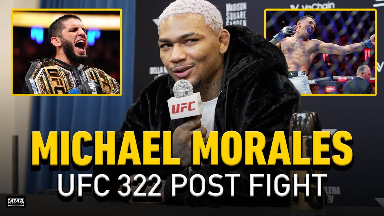 Michael Morales RESPONDS To Carlos Prates, Reacts To Islam Makhachev's Win At UFC 322 | MMA Fighting