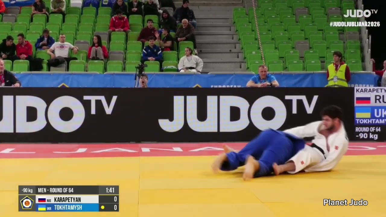 David KARAPETYAN(RUS) 🆚️ Oleksandr TOKHTAMYSH(UKR) | 1/32 финала/-90кг | Кубок Европы 2026 в Любляне