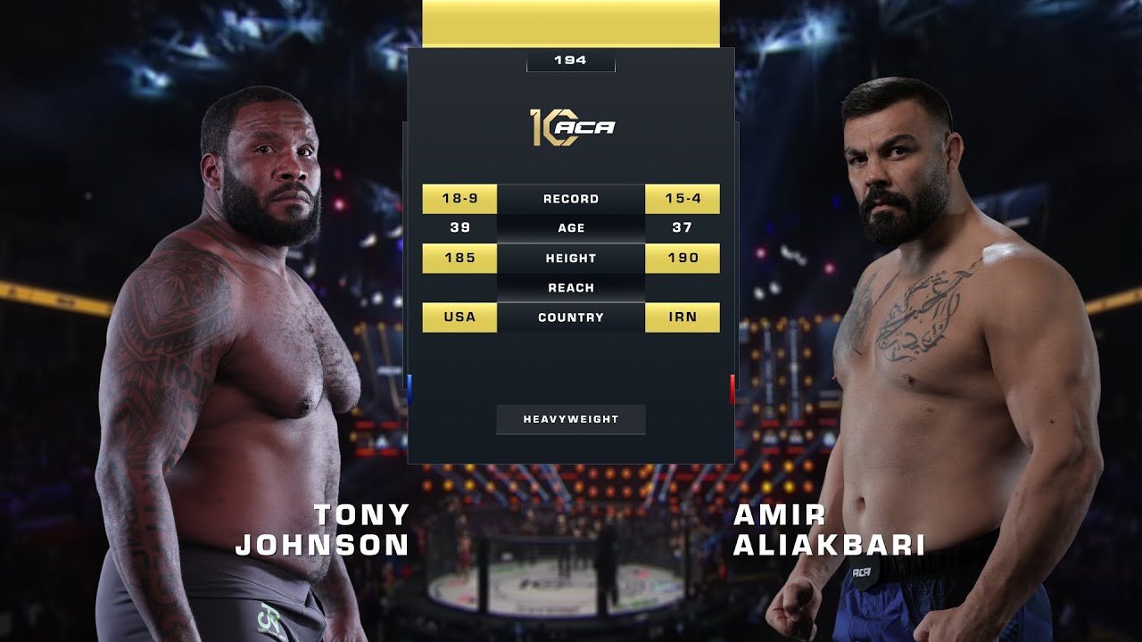 Тони Джонсон vs. Амир Алиакбари | Tony Johnson vs. Amir Aliakbari | ACA 194