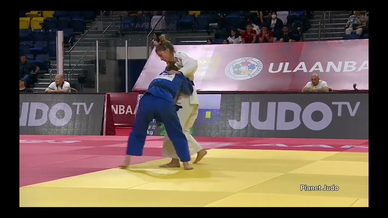 Leonie GONZALEZ 🇨🇵 🆚️ Alesia KUZNETSOVA  🇷🇺 | 1 раунд/-52кг | Большой Шлем Улан-Батор 2023 