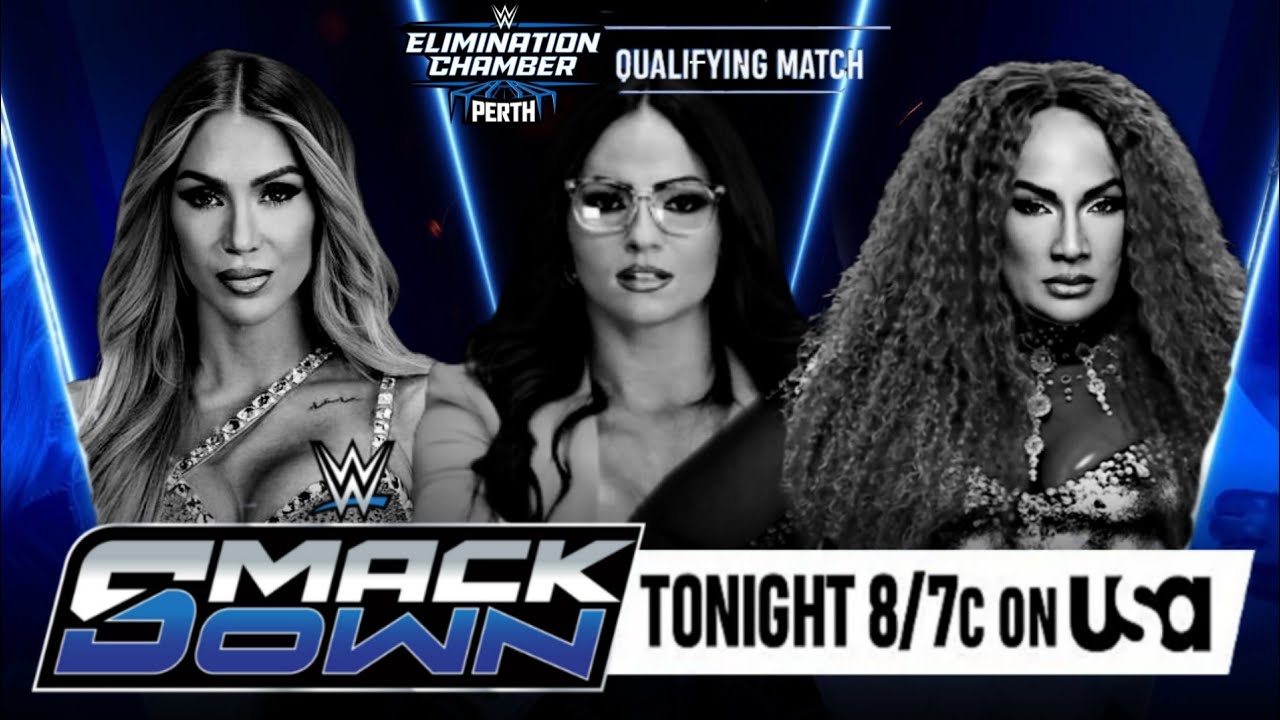 WWE 2K25 nia jax VS kiana james VS Charlotte flair/Clasificación mach elimination chamber 