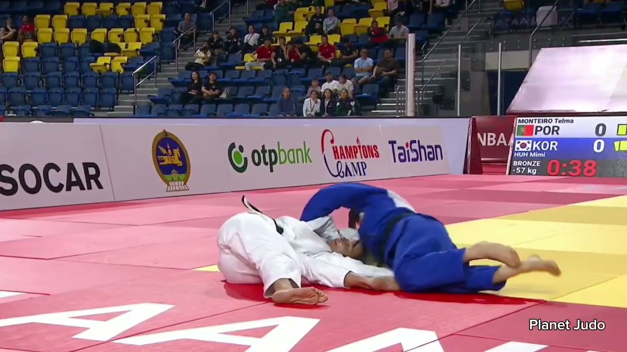 Telma MONTEIRO 🇵🇹 🆚️ Mimi HUH 🇰🇷 | схватка за бронзу/-57кг | Большой Шлем Улан-Батор 2023 