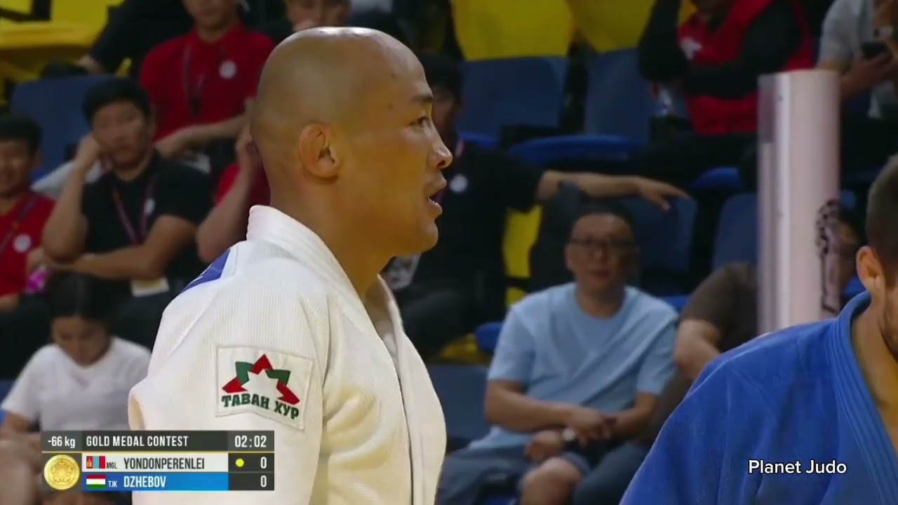 Baskhuu YONDONPERENLEI 🇲🇳 🆚️ Obid DZHEBOV 🇹🇯 | финал /-66кг | Большой Шлем Улан-Батор 2023 