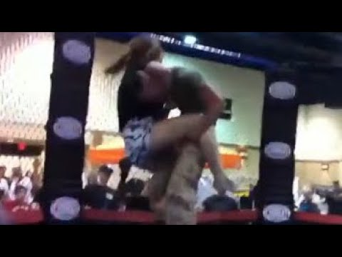 U.S. Marine humiliated by bjj fighter girl.