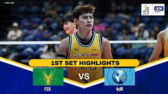 FEU vs AdU | SET 1 HIGHLIGHTS | UAAP SEASON 88 MEN’S VOLLEYBALL | MAR 1, 2026
