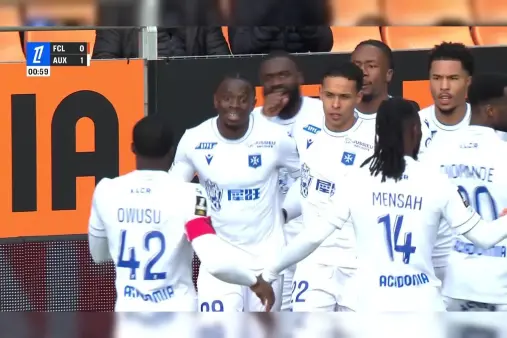 Lorient VS Auxerre Highlight