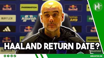 Haaland & O'Reilly INJURY LATEST | Pep Guardiola EMBARGO