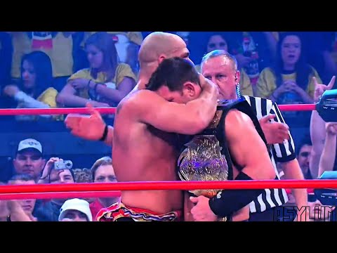 AJ Styles vs Kurt Angle IMPACT! 1/4/2010 Highlights 