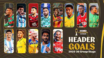 Every 2025–26 Group Stage Header Goal | #TotalEnergiesCAFCL
