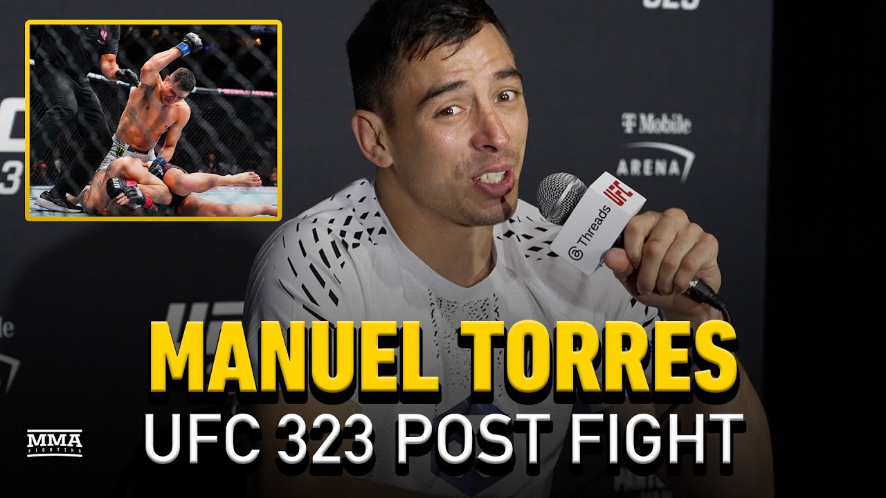 Manuel Torres Breaks Down KO Win Over Grant Dawson, Sends Message To Mexico After UFC 323 Win