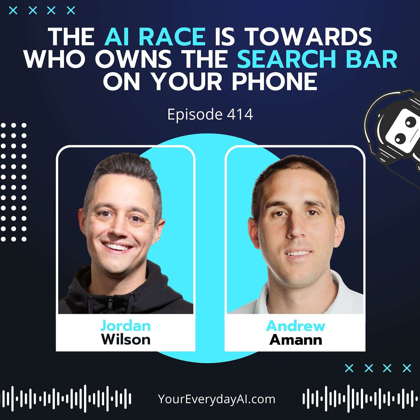 EP 414: The AI Race is towards who owns the search bar on your phone.