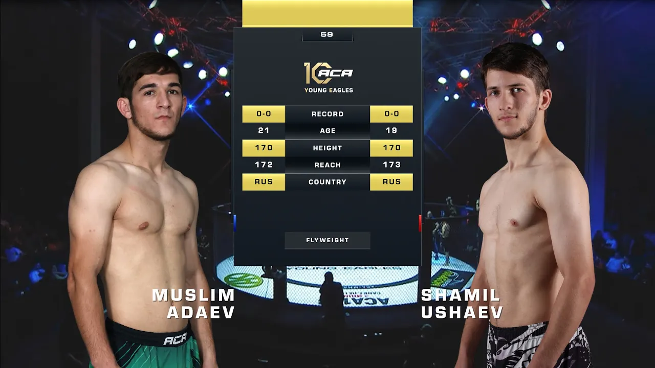 Муслим Адаев vs. Шамиль Ушаев | Muslim Adaev vs. Shamil Ushaev | ACA YE 59