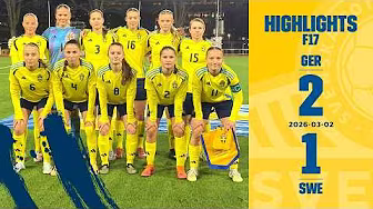 Highlights F17/09 Tyskland-Sverige 2-1