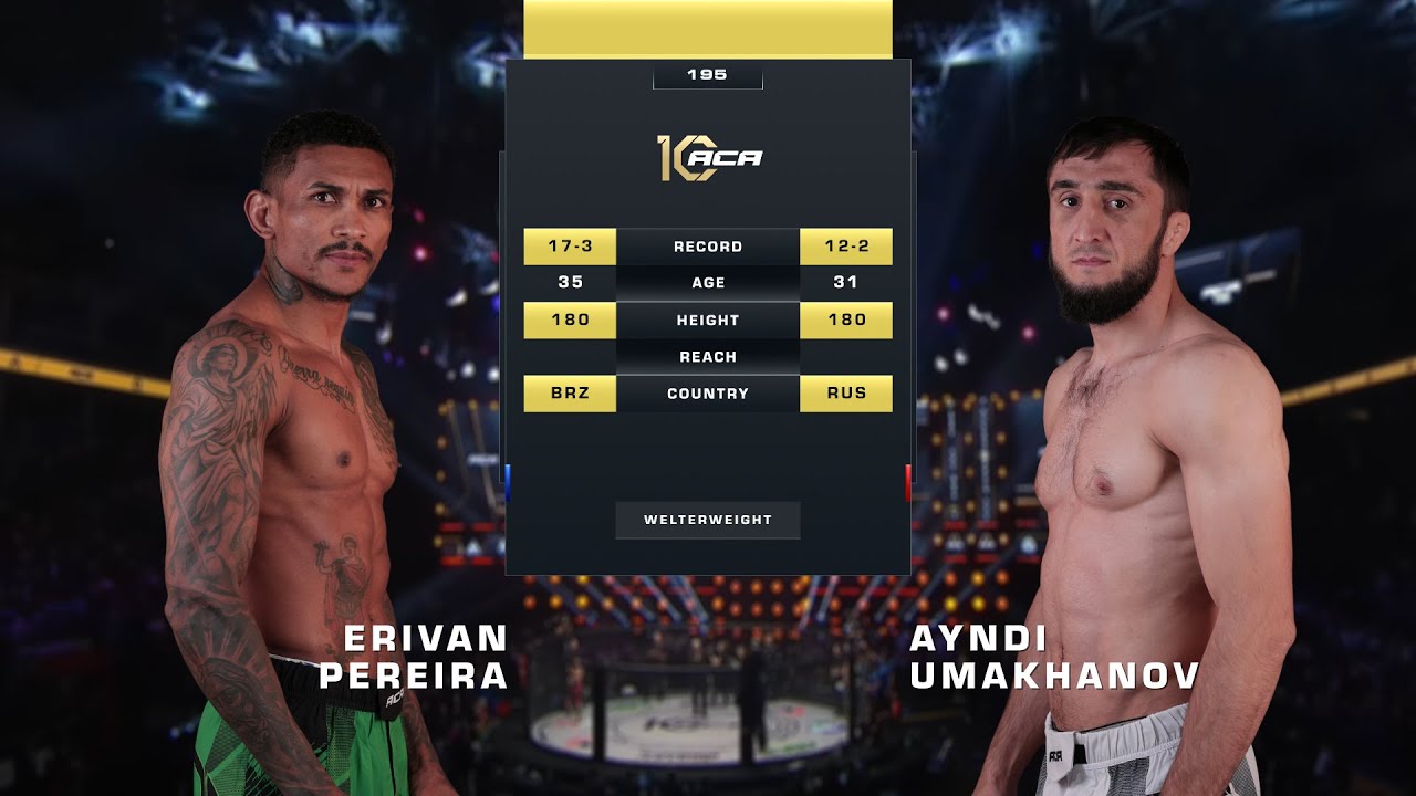Эриван Перейра vs. Айнди Умаханов | Erivan Pereira vs. Ayndi Umakhanov | ACA 195