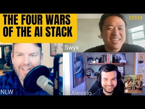 Latent Space Chats: NLW (Four Wars, GPT5), Josh Albrecht/Ali Rohde (TNAI), Dylan Patel/Semianalysis (Groq), Milind Naphade (Nvidia GTC), Personal AI (ft. Harrison Chase — LangFriend/LangMem)