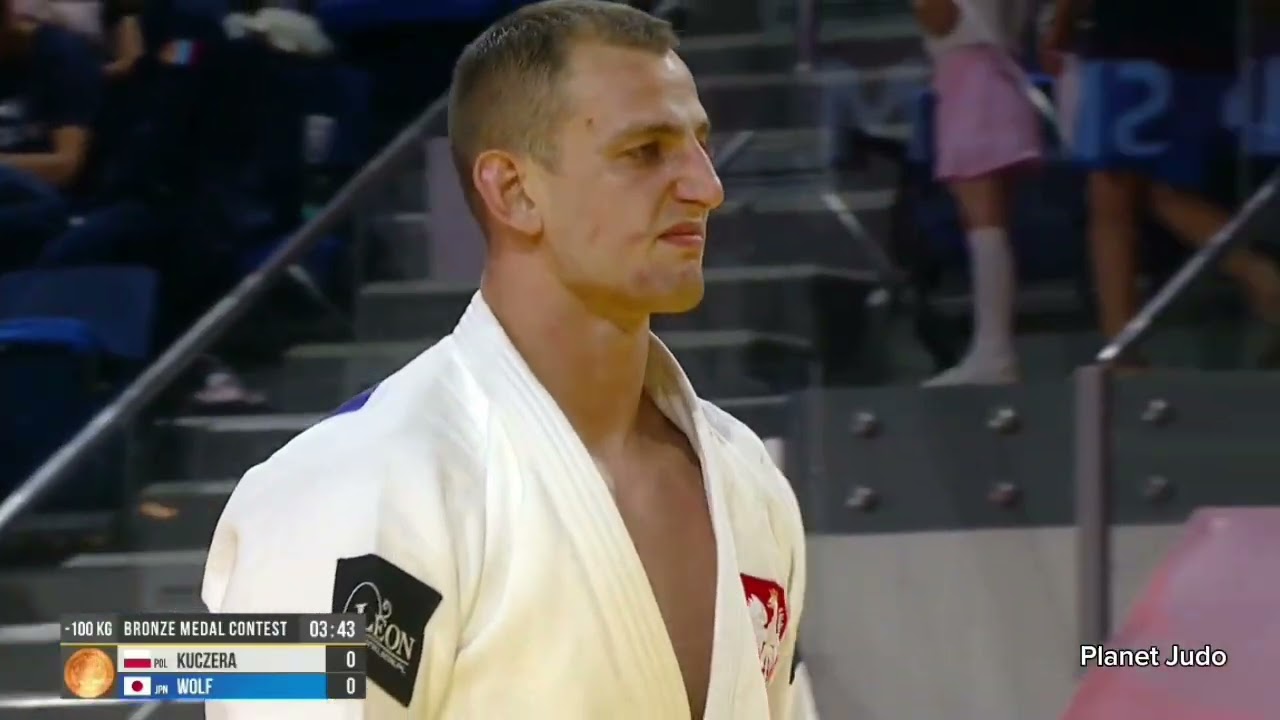 Piotr KUCZERA 🇵🇱 🆚️ Aaron WOLF 🇯🇵 | схватка за бронзу/-100кг | Большой Шлем Улан-Батор 2023 