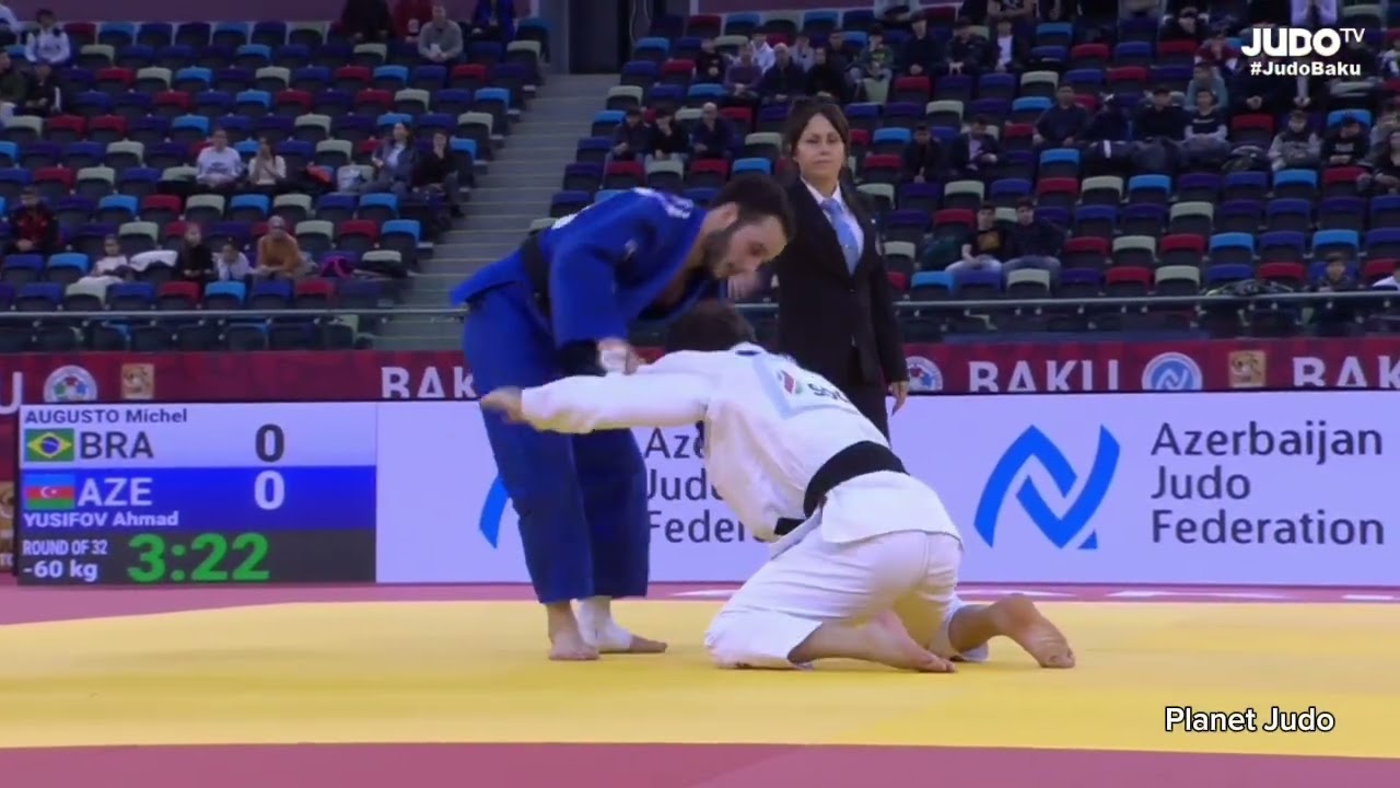 Michel AUGUSTO 🇧🇷 🆚️ Ahmad YUSIFOV 🇦🇿 | 1 раунд/-60кг | Большой Шлем Баку 2024