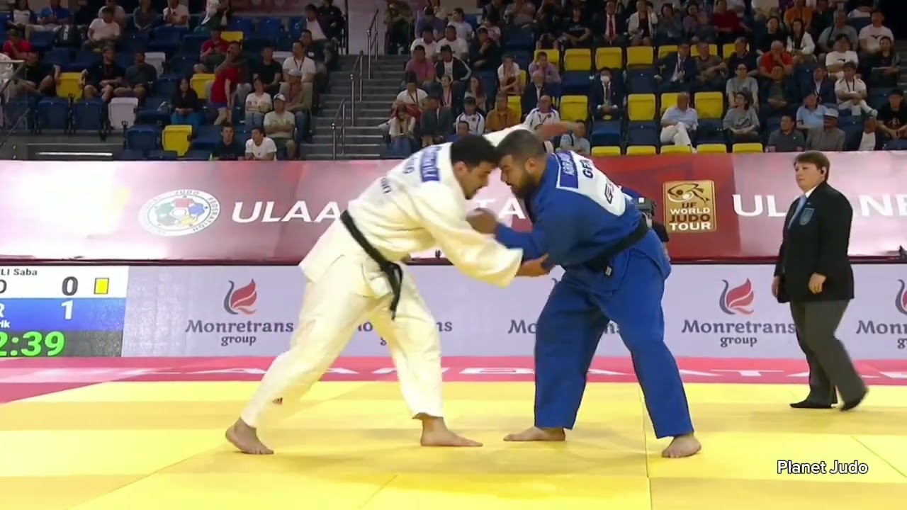 Saba INANEISHVILI 🇬🇪 🆚️ Erik ABRAMOV 🇩🇪 | 1 раунд/+100кг | Большой Шлем Улан-Батор 2023