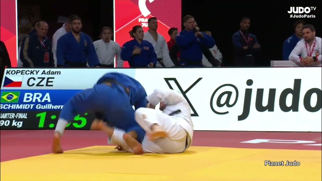 Adam KOPECKY 🇨🇿 🆚️ Guilherme SCHIMIDT 🇧🇷 | четвертьфинал /-90кг | Большой Шлем Париж 2026