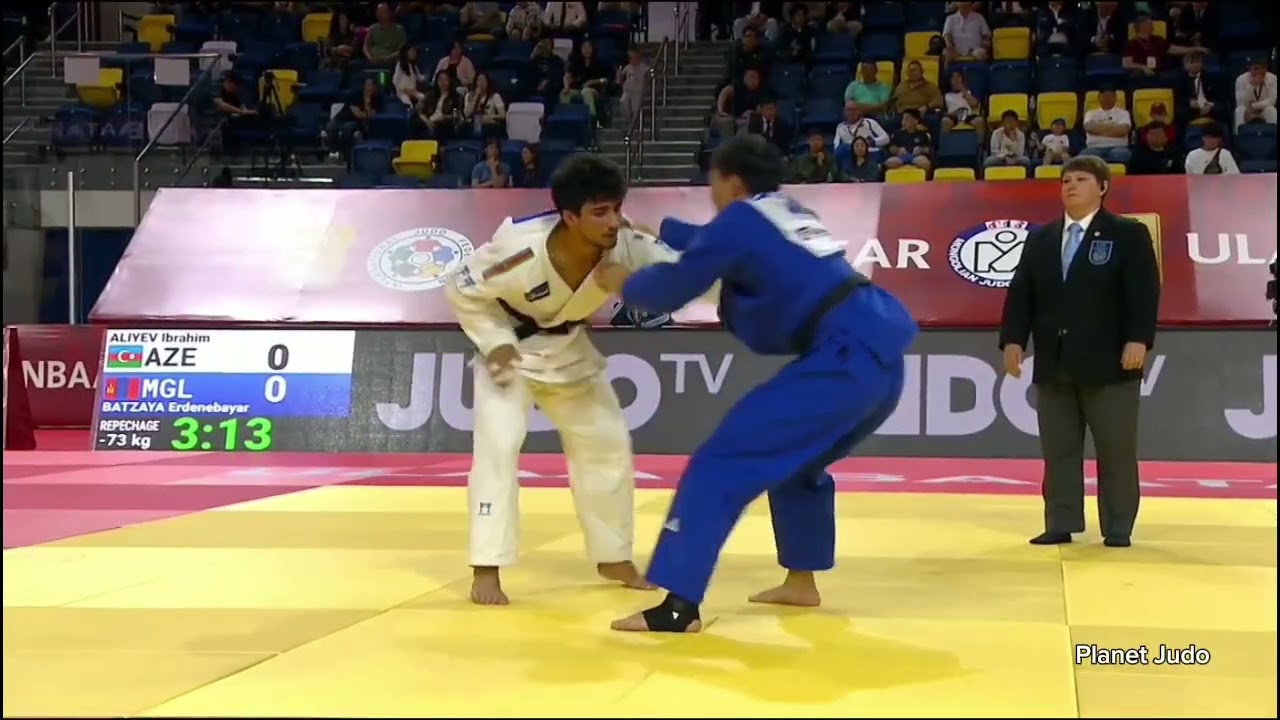 Ibrahim ALIYEV 🇦🇿 🆚️ Erdenebayar BATZAYA 🇲🇳 | утешительная схватка /-73кг | БШ Улан-Батор 2023 