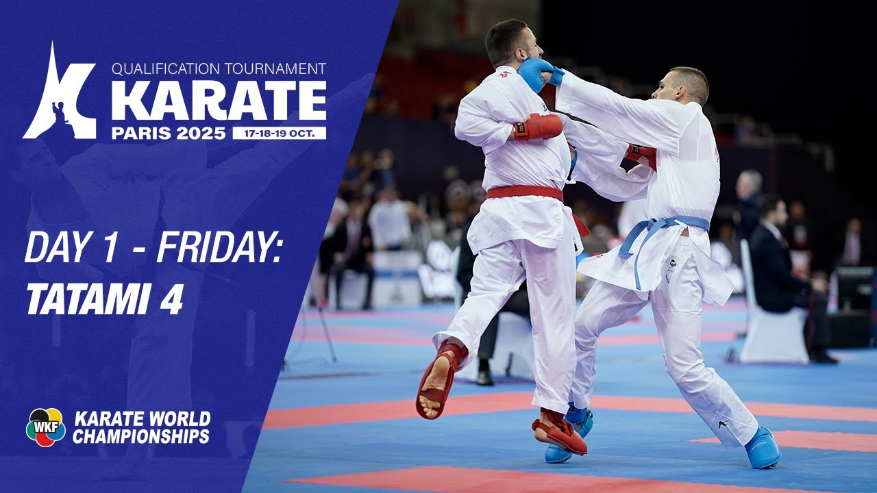 Paris Qualification Tournament - FRIDAY - Eliminations - Tatami 4 | WORLD KARATE FEDERATION
