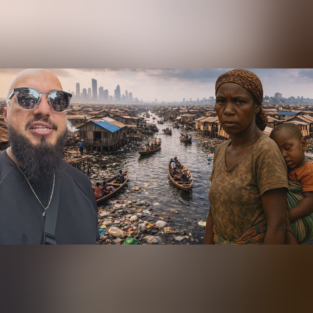 Nobody Deserves To Live Like This - Africa's Biggest Floating Slum ($500 School Donation) 🇳🇬