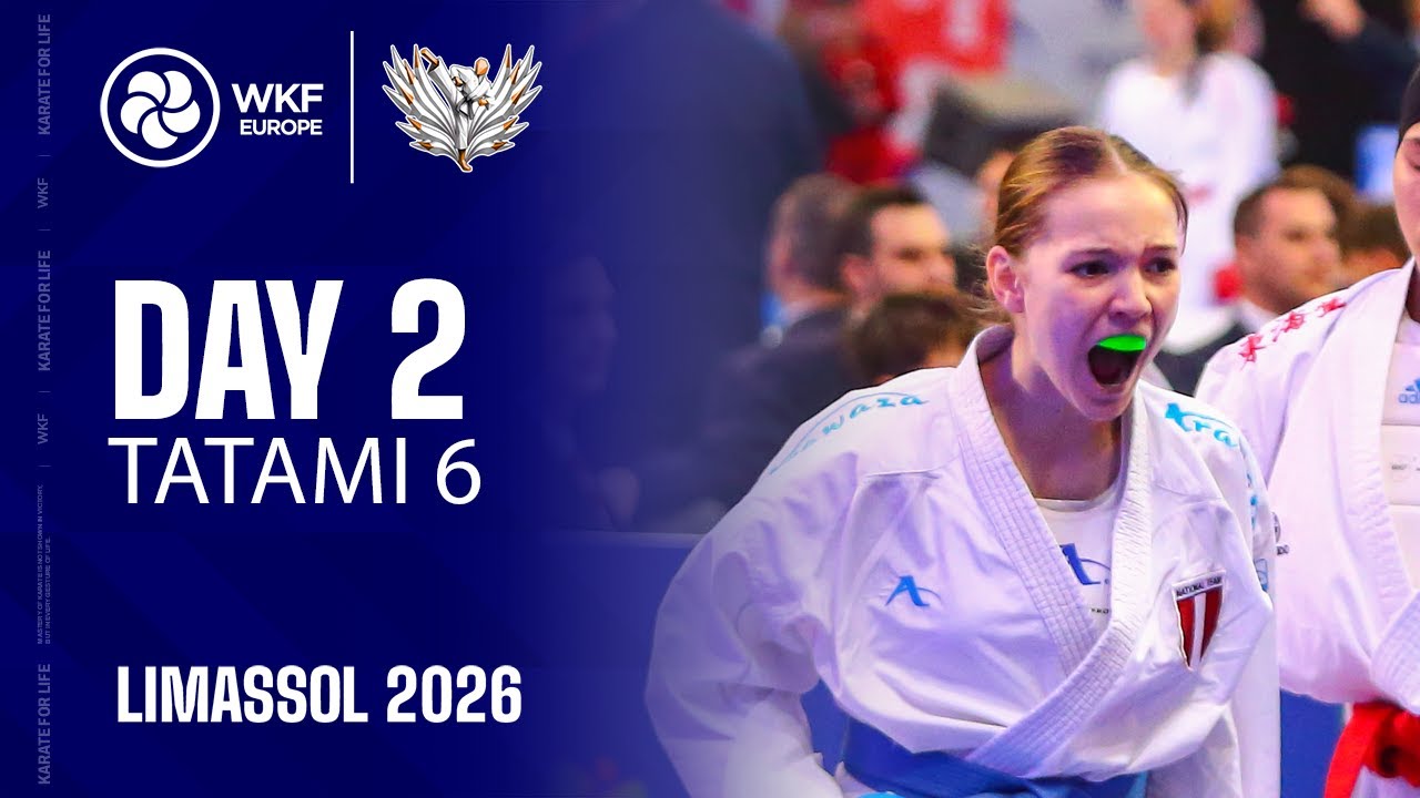 EKF KARATE | Day 2 - Tatami 6 | EKF Cadet, Junior & U21 Championships